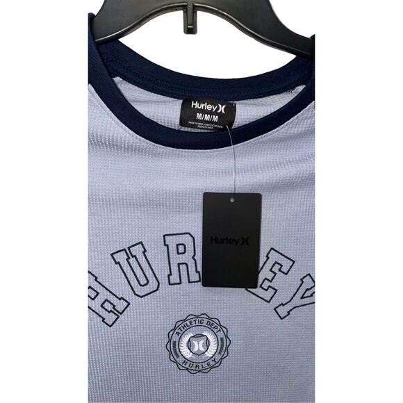 Hurley Thermal Blue Blizzard Long Sleeve 1259-0522 Size Medium NWT - Picture 3 of 3